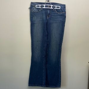 Women’s Rock & Republic Boot Cut Zipper 5 Pocket Jeans Size 8M